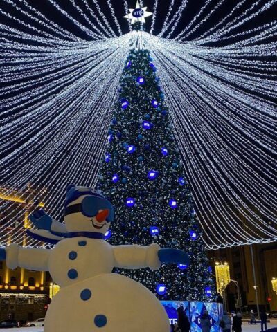 رأس السنة في روسيا موسكو