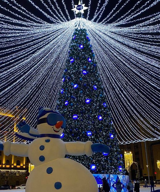 رأس السنة في روسيا موسكو